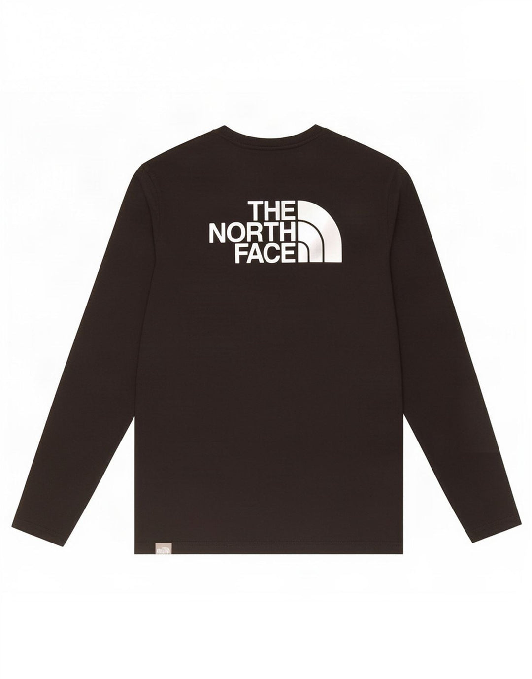 The North Face pentru bărbați grafic Top cu mânecă lungă din bumbac negru mic