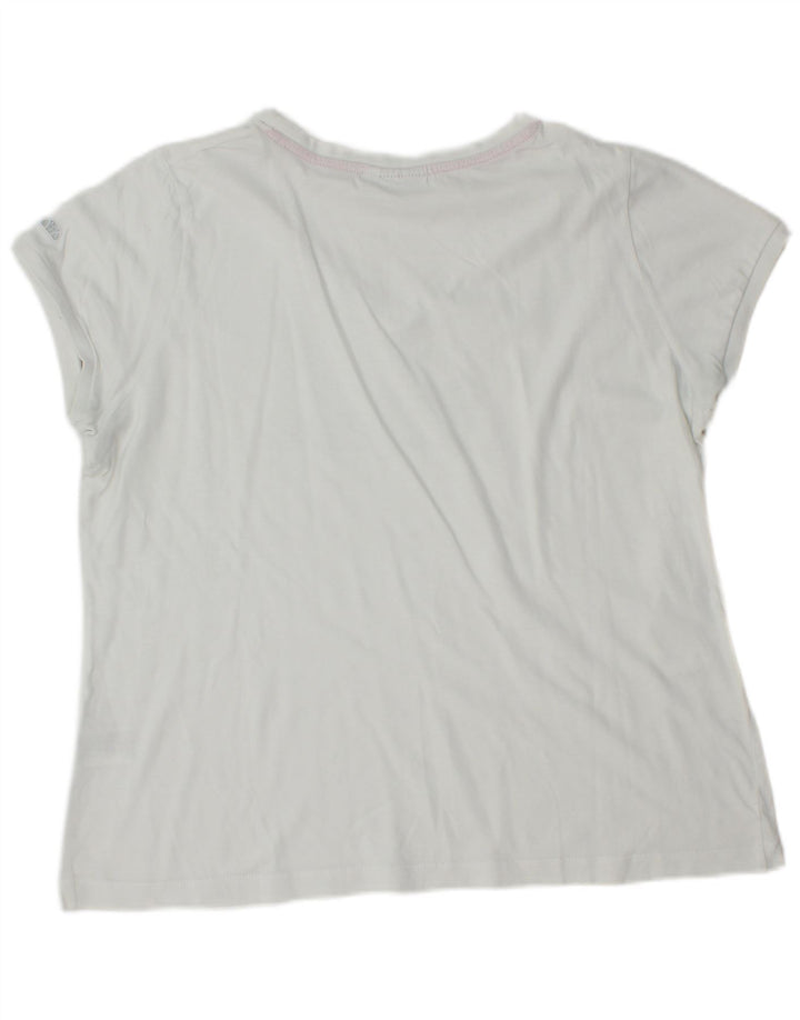 Tricou cu grafic pentru femei Ellesse Top UK 20 2XL Bumbac alb