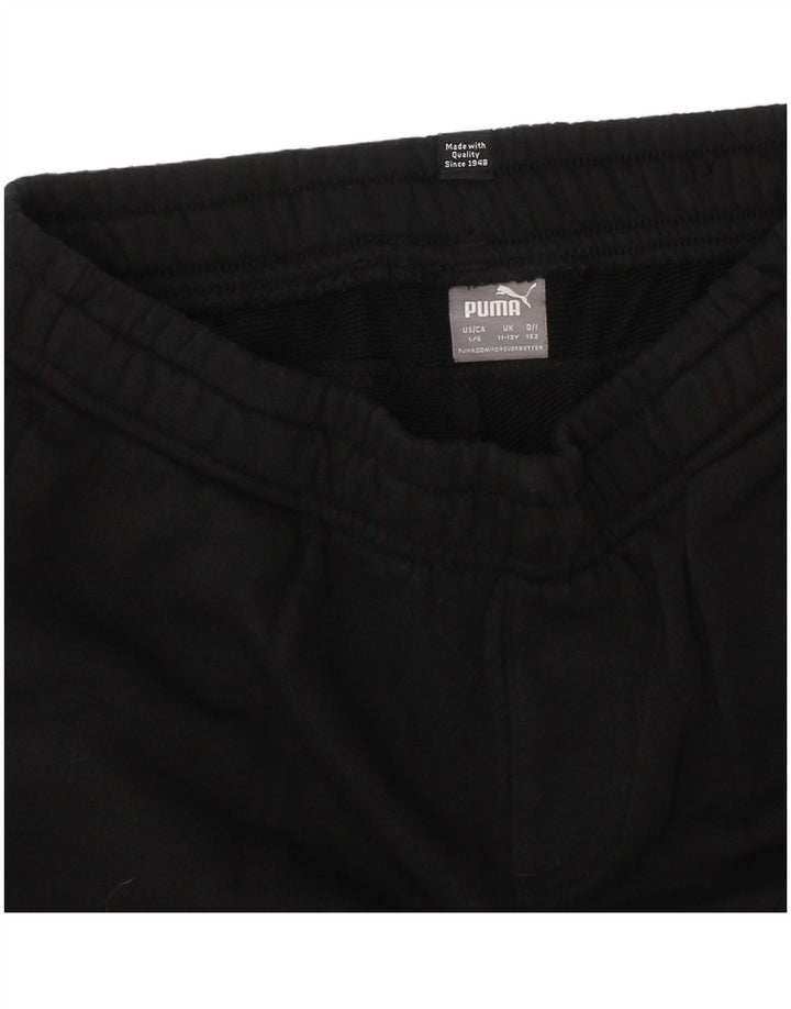 Pantaloni scurți sport Puma pentru băieți 11-12 ani, negru