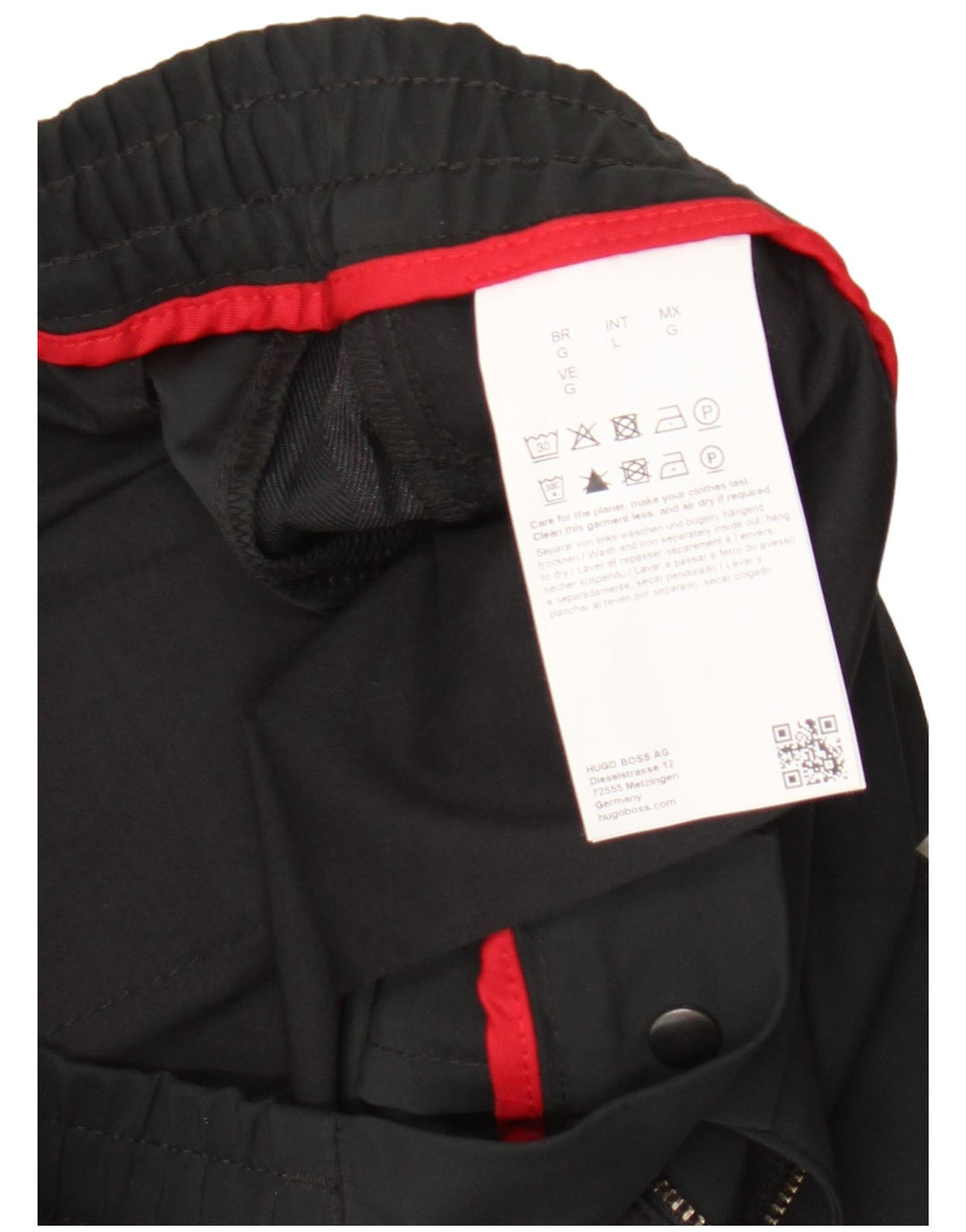 Hugo Boss Pantaloni de jogging pentru bărbați Pantaloni cargo mari W36 L29 Negru Colorblock