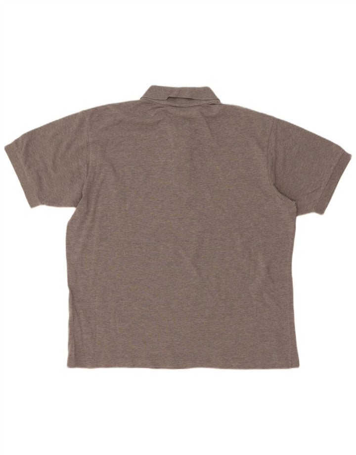 Tricou polo Lacoste Classic Fit pentru bărbați, mărimea 7, mare, gri bumbac