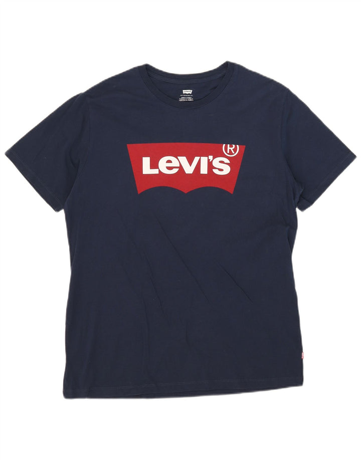 Tricou grafic pentru bărbați Levi's Top mare bleumarin