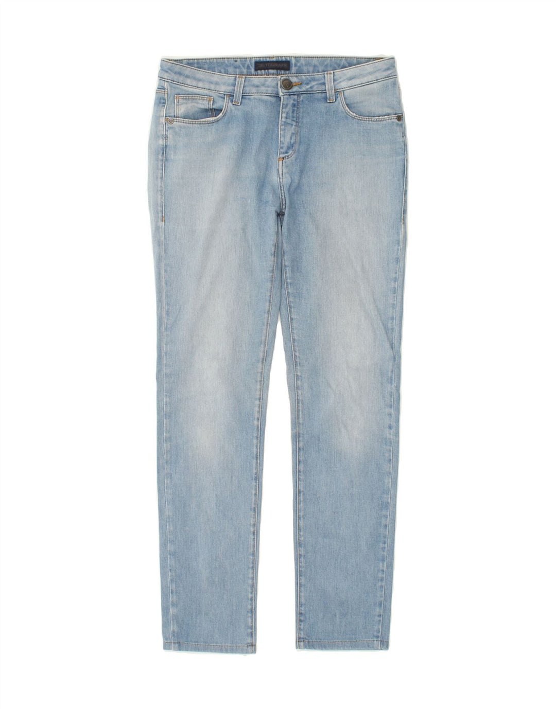 TRUSSARDI Womens Slim Jeans W27 L28 Blue Vintage Trussardi and Second-Hand Trussardi from Messina Hembry 