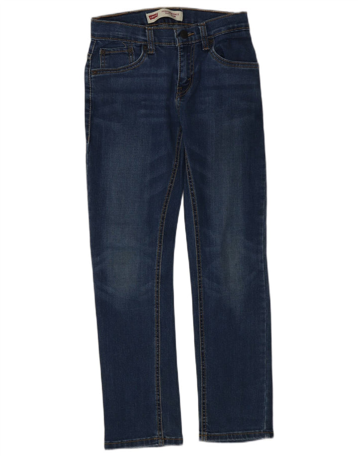 LEVI'S Boys 511 Slim Jeans 9-10 Years W25 L26 Blue Cotton