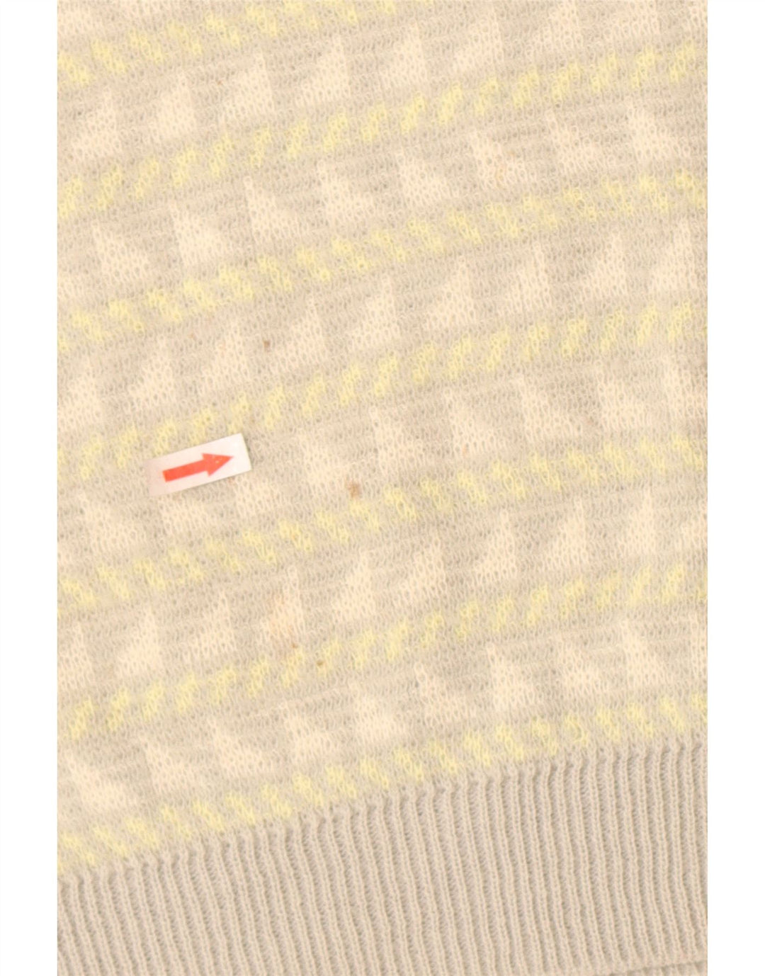 James Dillon Mens Vest Tank Top Medium Gri Geometric Acrilic