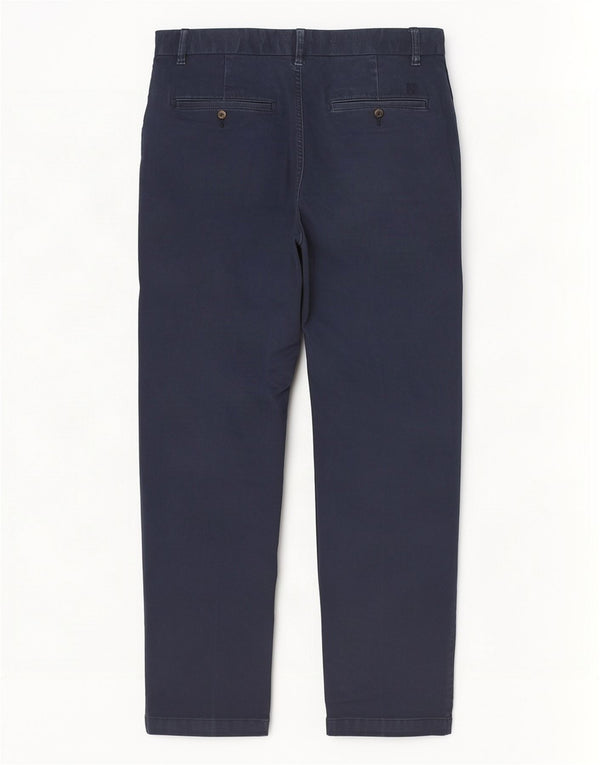 Pantaloni chino pentru bărbați Marks & Spencer, cu ajustare normală, L38 L29, bumbac bleumarin
