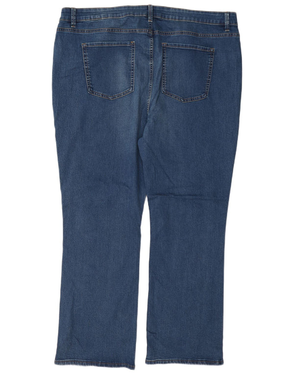 Marks & Spencer Blugi pentru femei Eva cu talie înaltă Bootcut UK 22 3XL W42 L30 Albastru