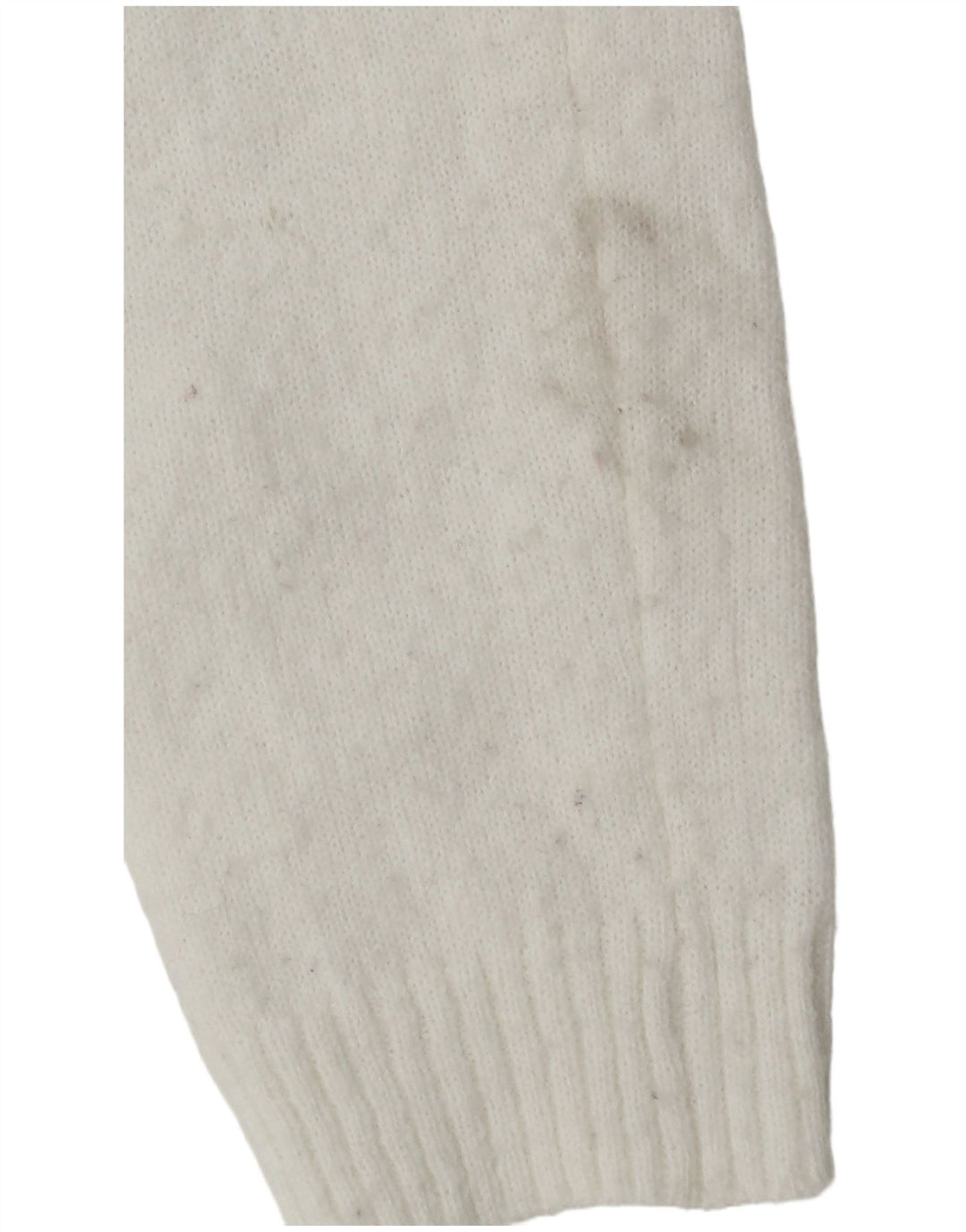 Pulover cardigan pentru femei Zara UK 12 Poliester alb mediu