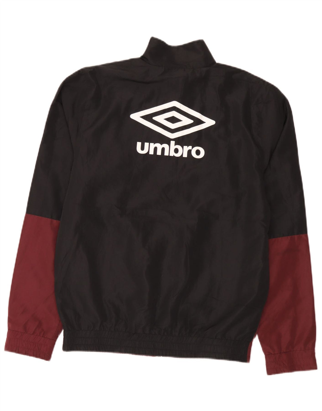 Jachetă de top pentru trening grafic Umbro pentru bărbați, mică, maro, din poliester