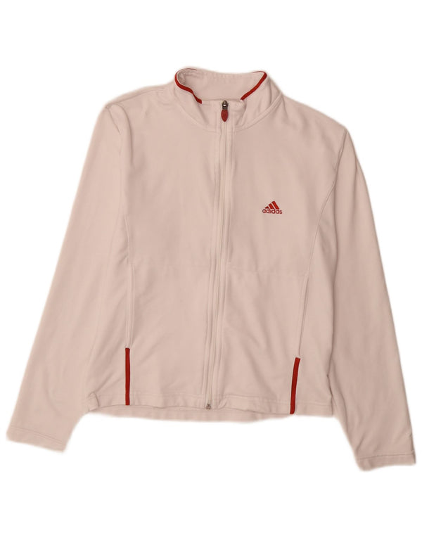 Jachetă de trening pentru bărbați Adidas UK 12 Poliester alb mediu