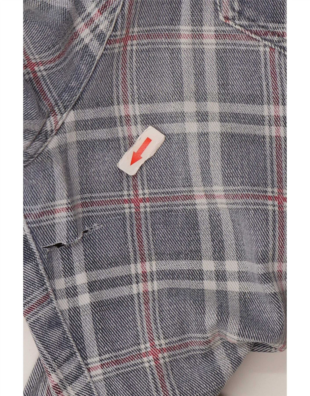 Blugi conici pentru femei Extreme W26 L29 Blue Check Bumbac