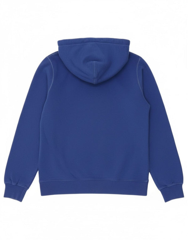Pulover Champion pentru femei Heritage Fit Graphic Hoodie UK 10 Small Blue Bumbac