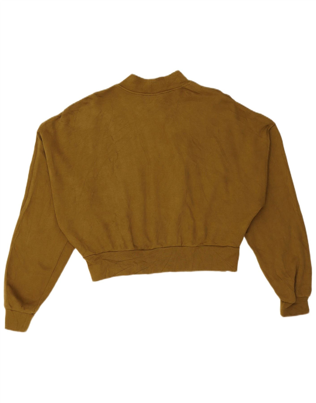 Pulover NIKE Crop Oversized pentru femei UK 14 Bumbac kaki mediu