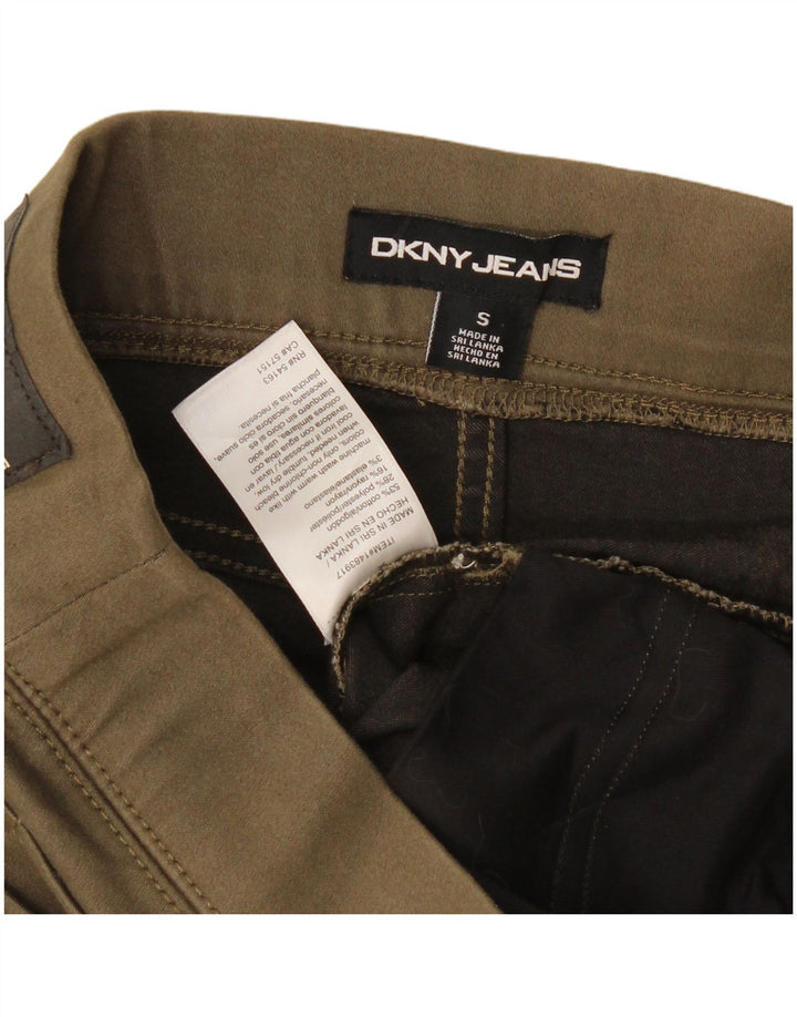 Pantaloni scurți casual Dkny pentru femei, mic W27, bumbac kaki