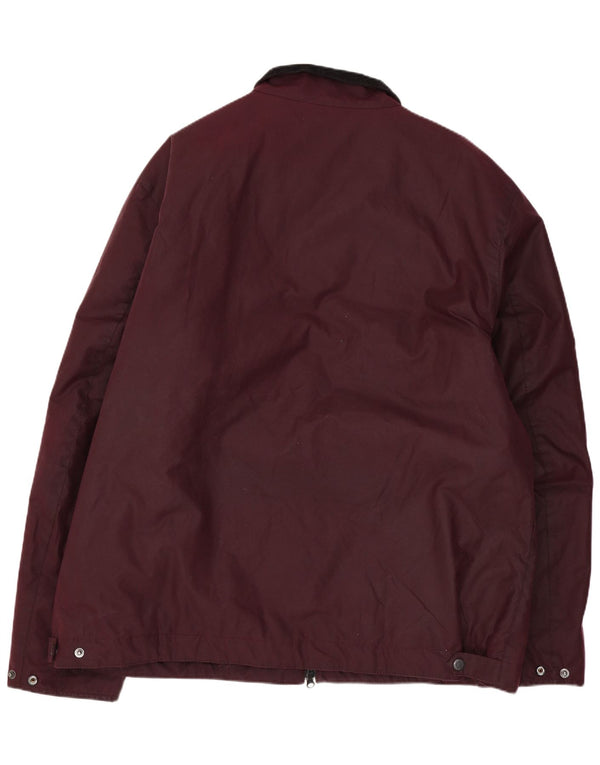 Jachetă pentru bărbați Barbour din bumbac cerat UK 44 2XL Burgundy