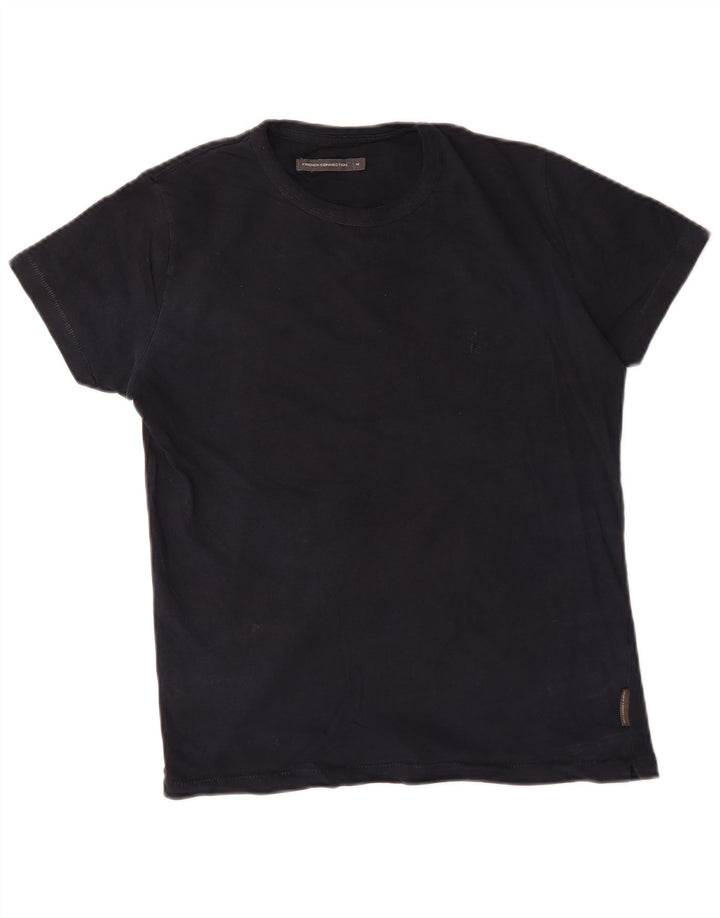 Tricou pentru bărbați French Connection Top mediu din bumbac bleumarin
