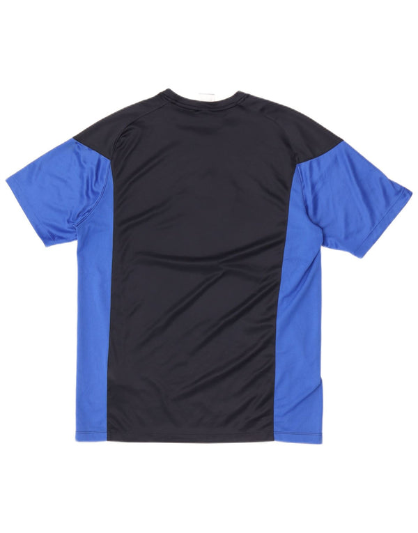 Tricou grafic Nike Dri Fit pentru bărbați Top mare, albastru bleumarin, poliester color bloc