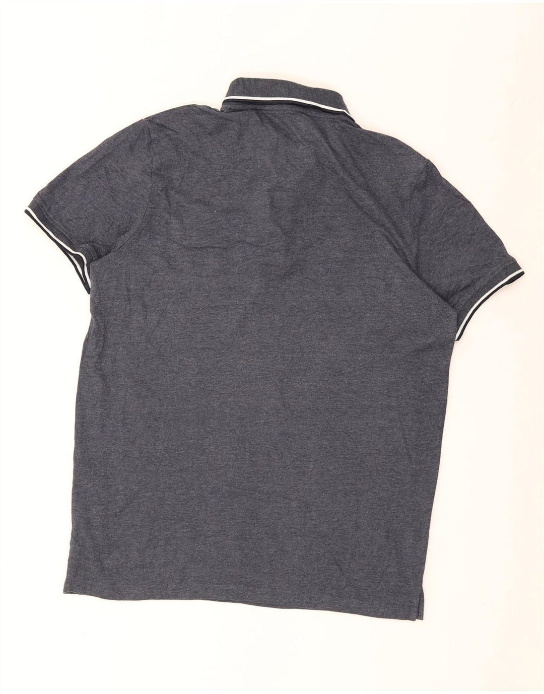 Cămașă polo pentru bărbați JACK & JONES, bumbac cu dungi gri mari