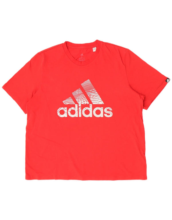 Tricou grafic pentru bărbați Adidas Top XL Roșu