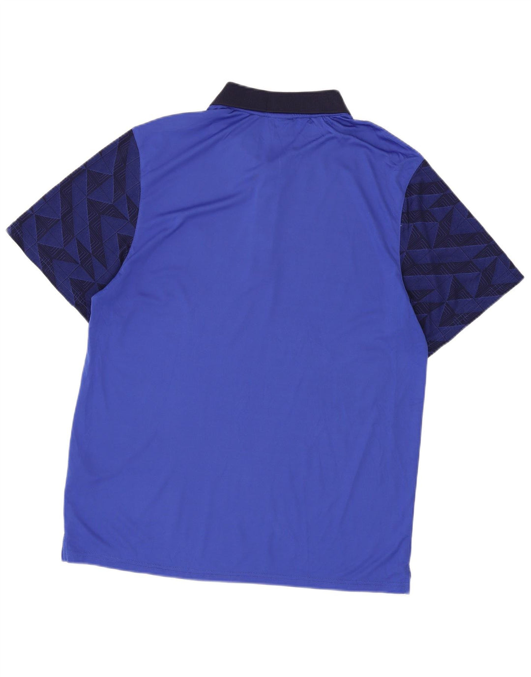 Tricou polo Lyle & Scott pentru bărbați, poliester geometric 2XL albastru