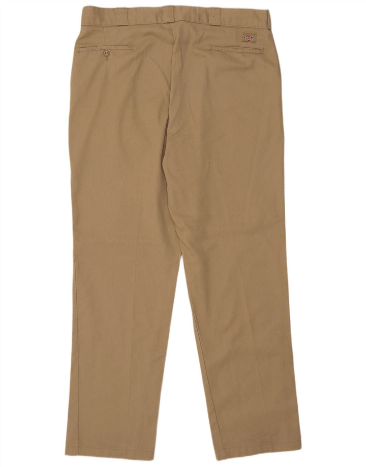 DICKIES Pantaloni chino drepți pentru bărbați L40 L34 poliester bej