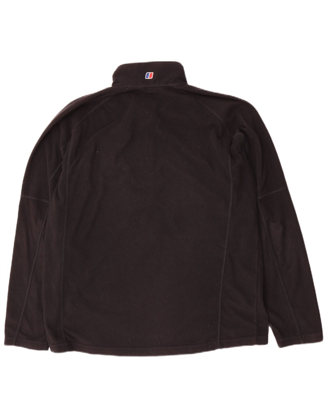 Jumper pentru bărbați Berghaus, cu fermoar și gât, XL, poliester negru
