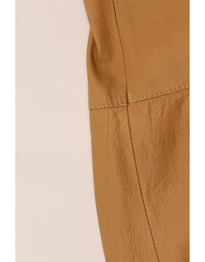 Jachetă Bomber din piele pentru bărbați Essebi IT 56 3XL piele bej