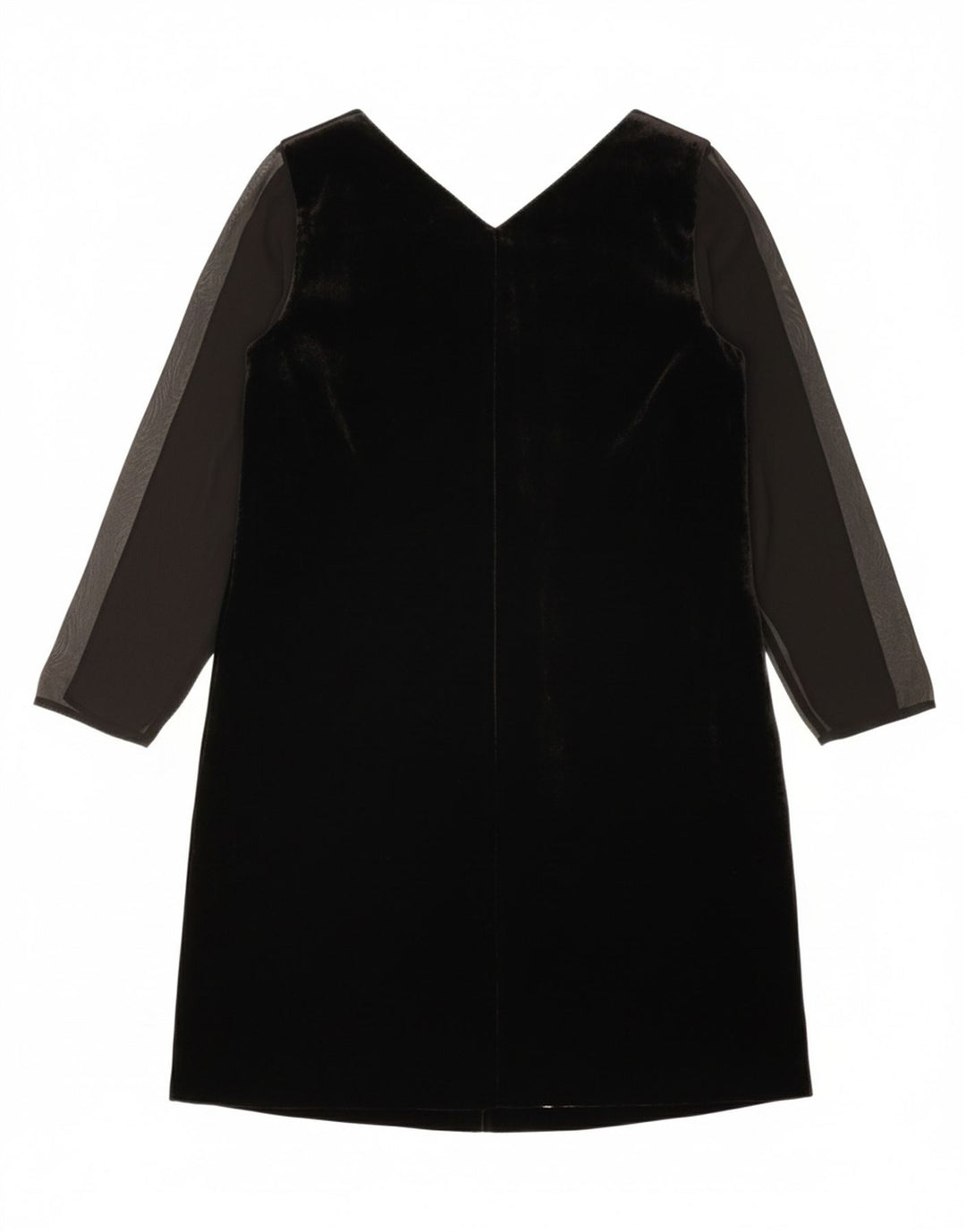 JACQUES VERT Womens Long Sleeve Shift Dress UK 12 Medium  Black Floral