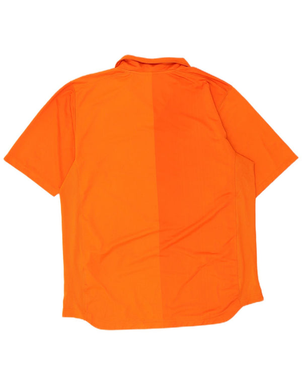 Tricou polo Nike pentru bărbați Marea Britanie 45/47 XL Portocaliu Poliester