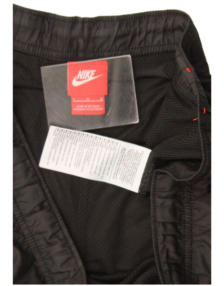 Pantaloni scurți sport grafic Nike pentru bărbați, mari, negru, poliester