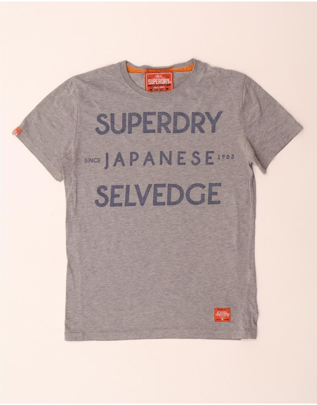 Tricou grafic pentru bărbați Superdry Top Medium Gri Poliester