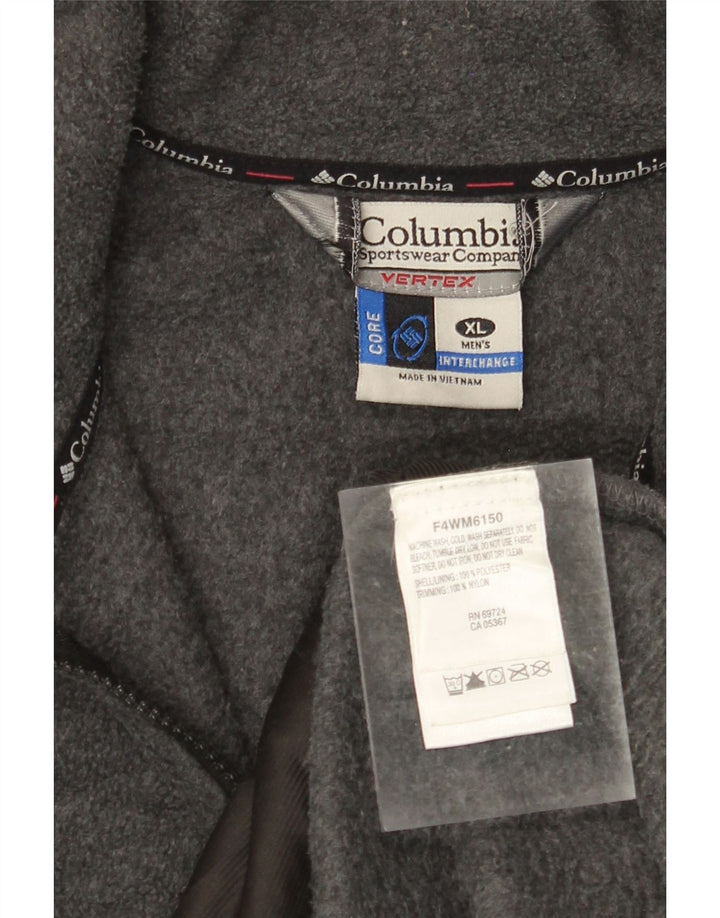 Jachetă fleece pentru bărbați COLUMBIA UK 42 XL Gri poliester color bloc