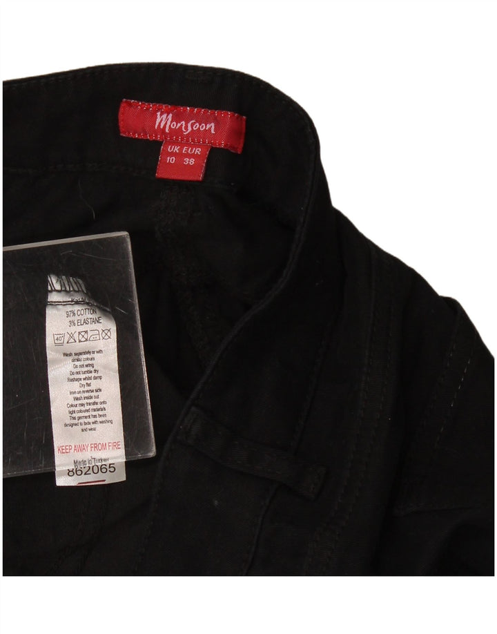 Monsoon Blugi Bootcut pentru femei UK 10 Small W30 L31 Bumbac negru