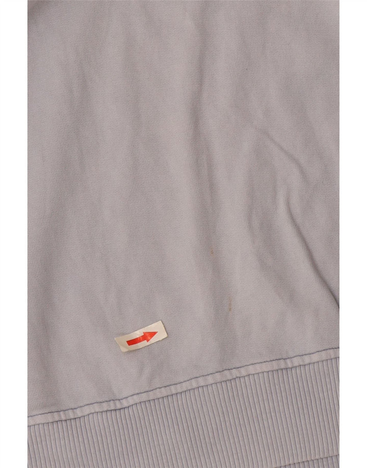 Pulover supradimensionat cu grafic Massimo Dutti pentru femei UK 14 Medium Blue