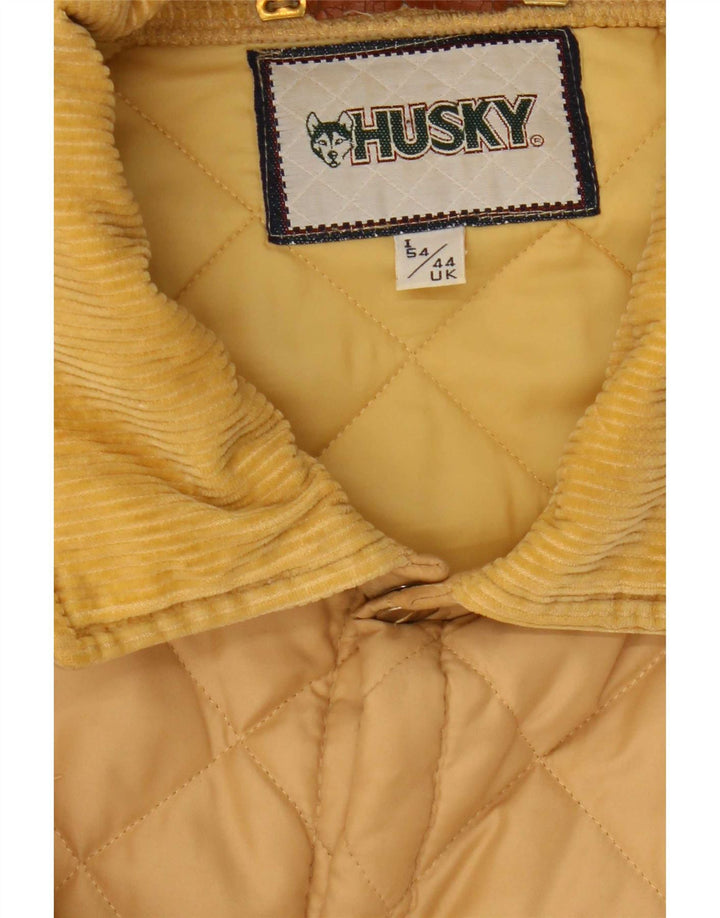 Jachetă matlasată pentru bărbați Husky UK 44 2XL, bej, nailon