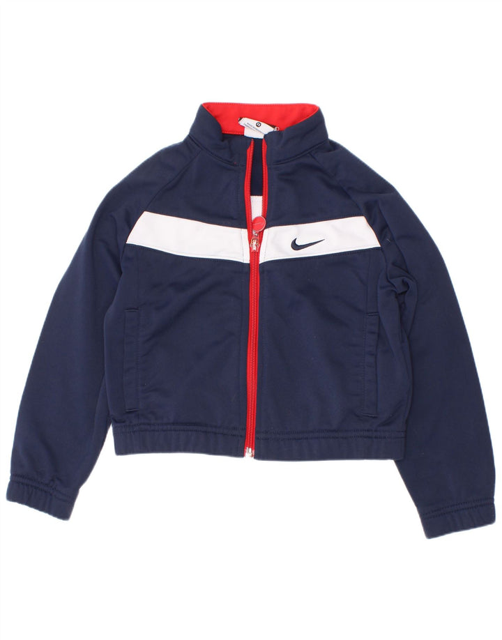 Jachetă de trening pentru băieți Nike 3-4 ani XS bleumarin poliester color bloc