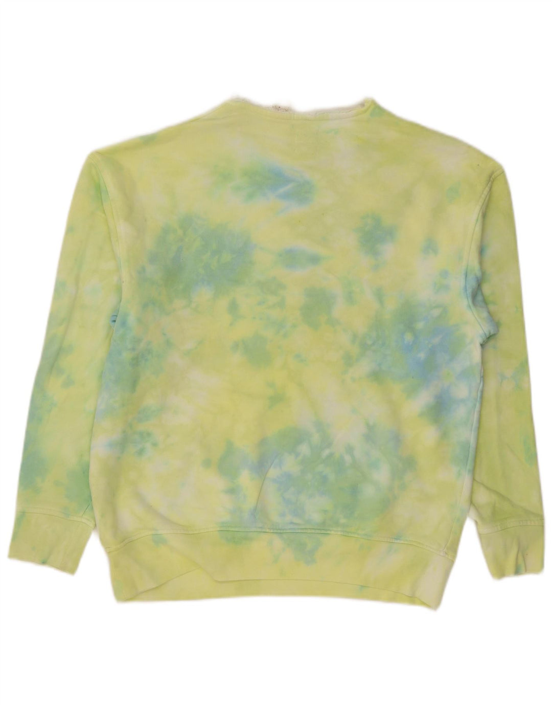 Pulover Levi's pentru bărbați, cu grafică relaxată, din bumbac verde mediu Tie Dye
