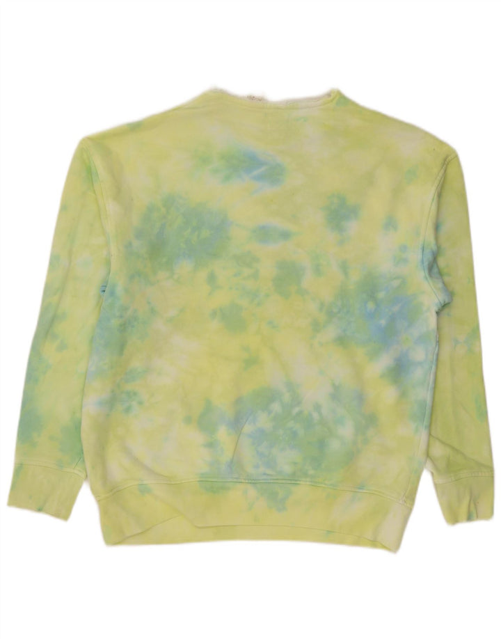 Pulover Levi's pentru bărbați, cu grafică relaxată, din bumbac verde mediu Tie Dye