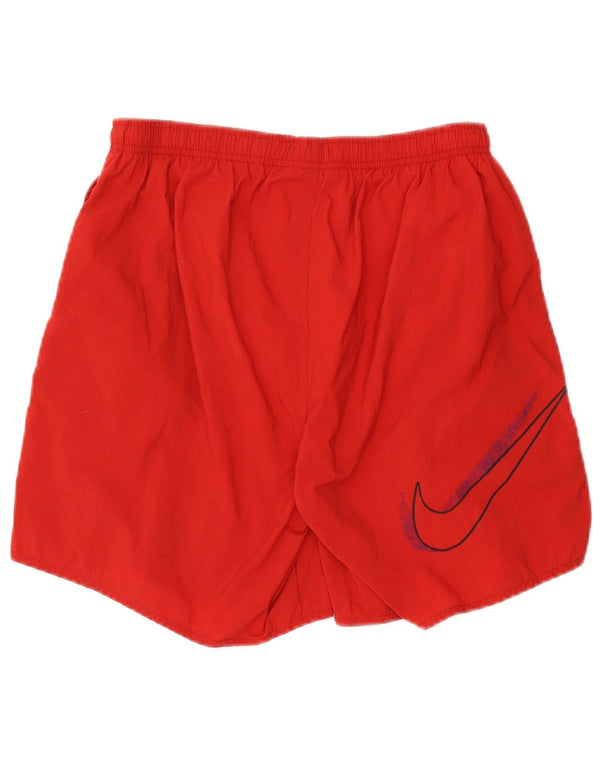 Pantaloni scurți sport Nike pentru bărbați Marea Britanie 34/36, nailon roșu mare