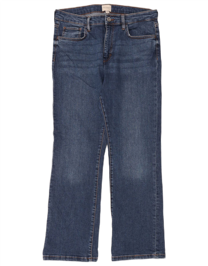 French Connection Blugi drepti pentru femei UK 12 Medium W32 L30 Blue