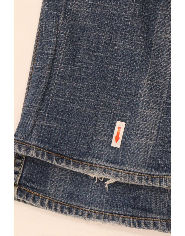 Blugi drepti pentru femei Levi's 627 W28 L28 Bumbac albastru