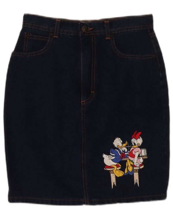 Emmanuel Shvili Fusta Denim Donald Duck pentru femei IT 40 Small W26 Bleumarin