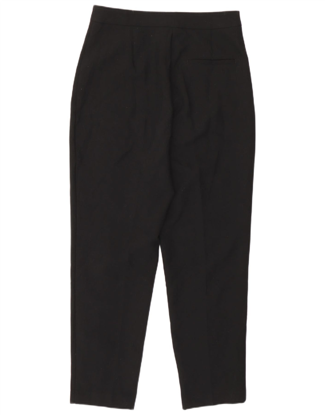 Pantaloni tăiați conici pentru femei Zara Mediu L28 L23 Poliester negru