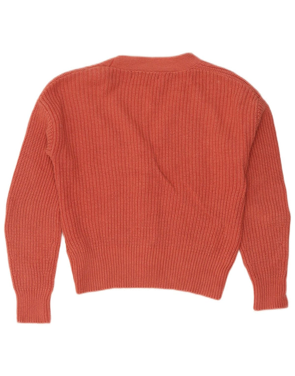 Pulover pentru femei Marks & Spencer Crop Cardigan UK 6 XS Bumbac rosu