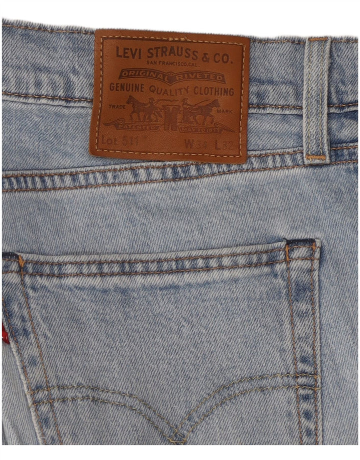 Blugi 511 Slim LEVI'S pentru bărbați W34 L32 Albastru