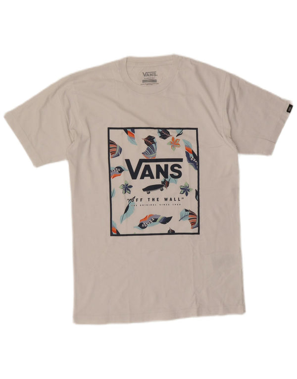 Tricou grafic Vans Classic Fit Top Bumbac alb mic