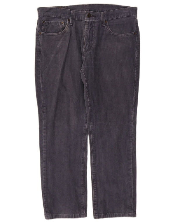 Pantaloni Levi's 511 Slim din catifea pentru bărbați W32 L26, bumbac bleumarin