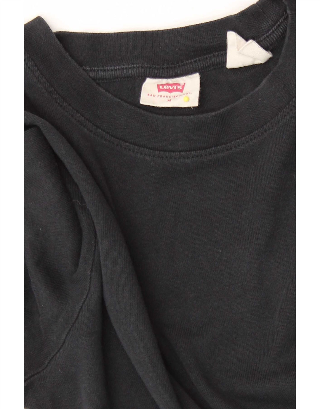 Top pentru femei Levi's cu mânecă lungă UK 12 Medium Negru