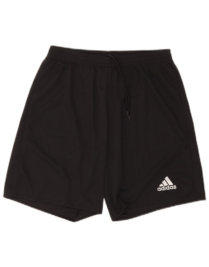Pantaloni scurți sport pentru bărbați Adidas Climalite, poliester mediu negru
