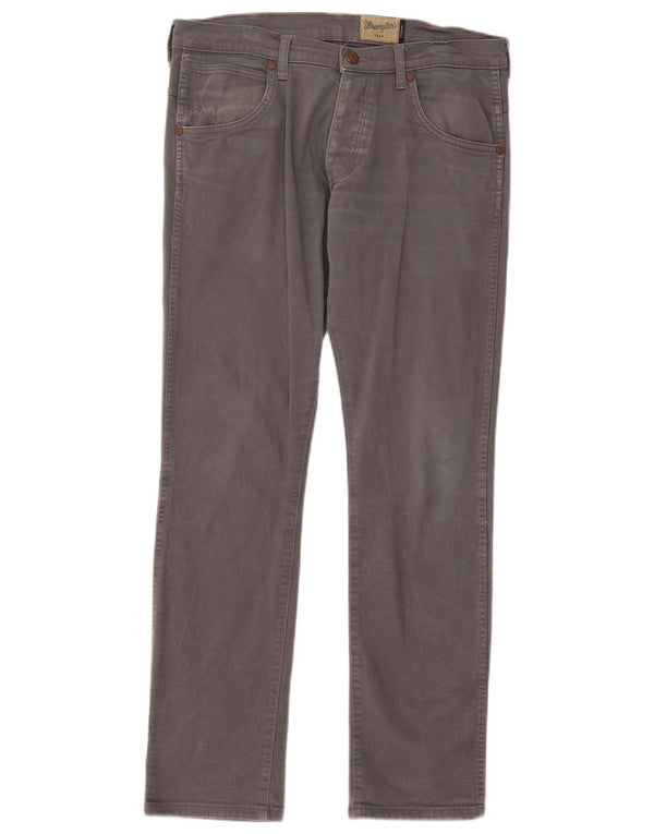 Blugi Wrangler pentru bărbați Spencer slim drepti W32 L32 bumbac gri